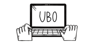 UBO search on computer screen